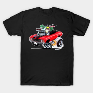 MONSTER MUSCLE Red 1971 Chevelle T-Shirt